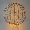 Outdoor Foldable Christmas Sphere Lights Large Backyard Lighting Decorations fairy Lights Metale Ball Lichterkette