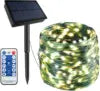 Outdoor Solar String Lights 300 LEDs Solar Powered Fair Christmas Lights Waterproof Copper Wire Lights for Patio Yard Tree