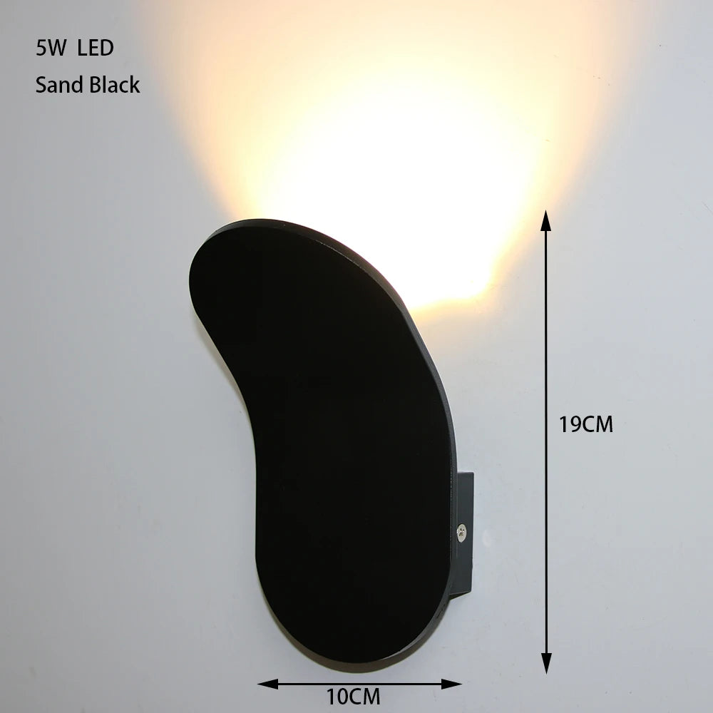 6w LED Indoor Wall Lamp Bedroom Living Room Bedside Lamp Modern Home Lighting Balcony Corridor Wall Light Decorate Sconce