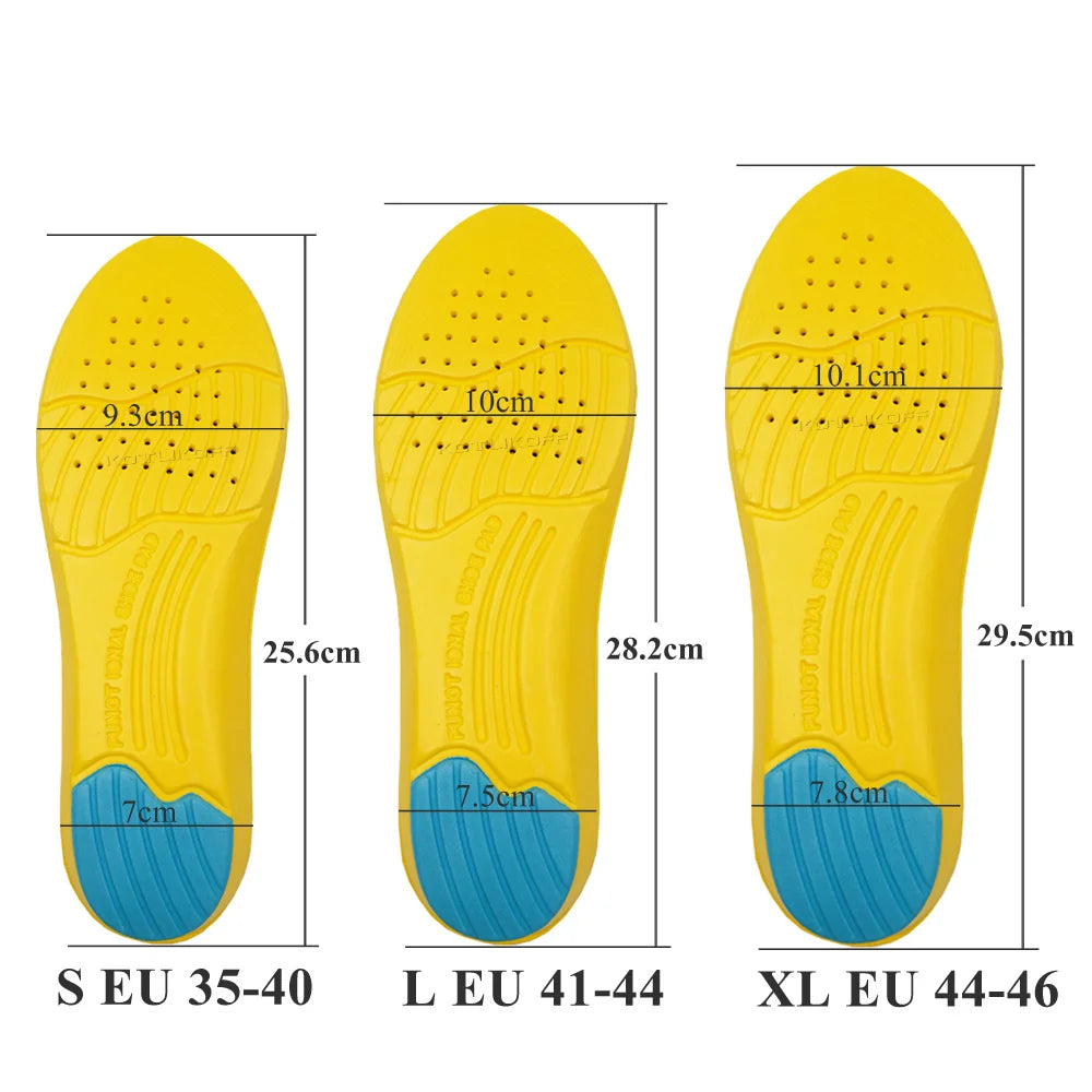 Running Sport Basketball Insoles For Feet Deodorant Breathable Sneaker Inserts Cushion Memory Foam Shoe Insole Unisex 1 Pairs