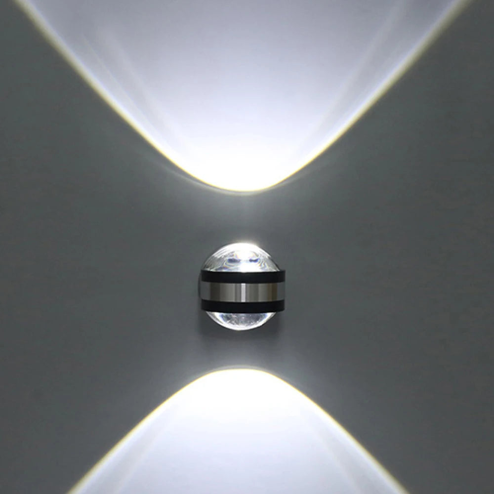 Indoor Wall Lights 2W 6W Wall Lamp Led Up and Down Lights Internal Wall Lighting for Living Room Hallway Corridor Bedrooms