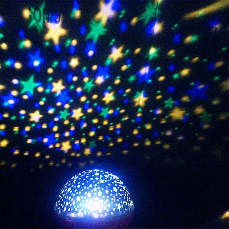 Fairy Lights Kids Bedroom Decoration 3D Sky Moon Star Master Projector Night Light Factory Decor Room Kid