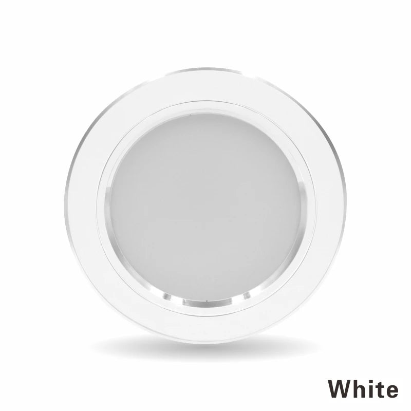Led Downlights 220v Led Ceiling Light 5W 9W 12W Recessed Down light Round Led Panel Light 15W 18W LED Spot light Indoor Lighting