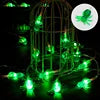Halloween Purple Green Spider String Lights Fairy Lights for Halloween Party Decor Halloween Lighting House Garden Yard Decor
