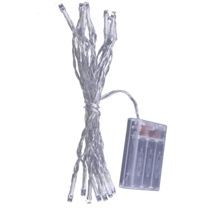 Multicolor Battery Powered 2M Led Twinkle Fairy Lights for Christmas Garland Tree Decoration