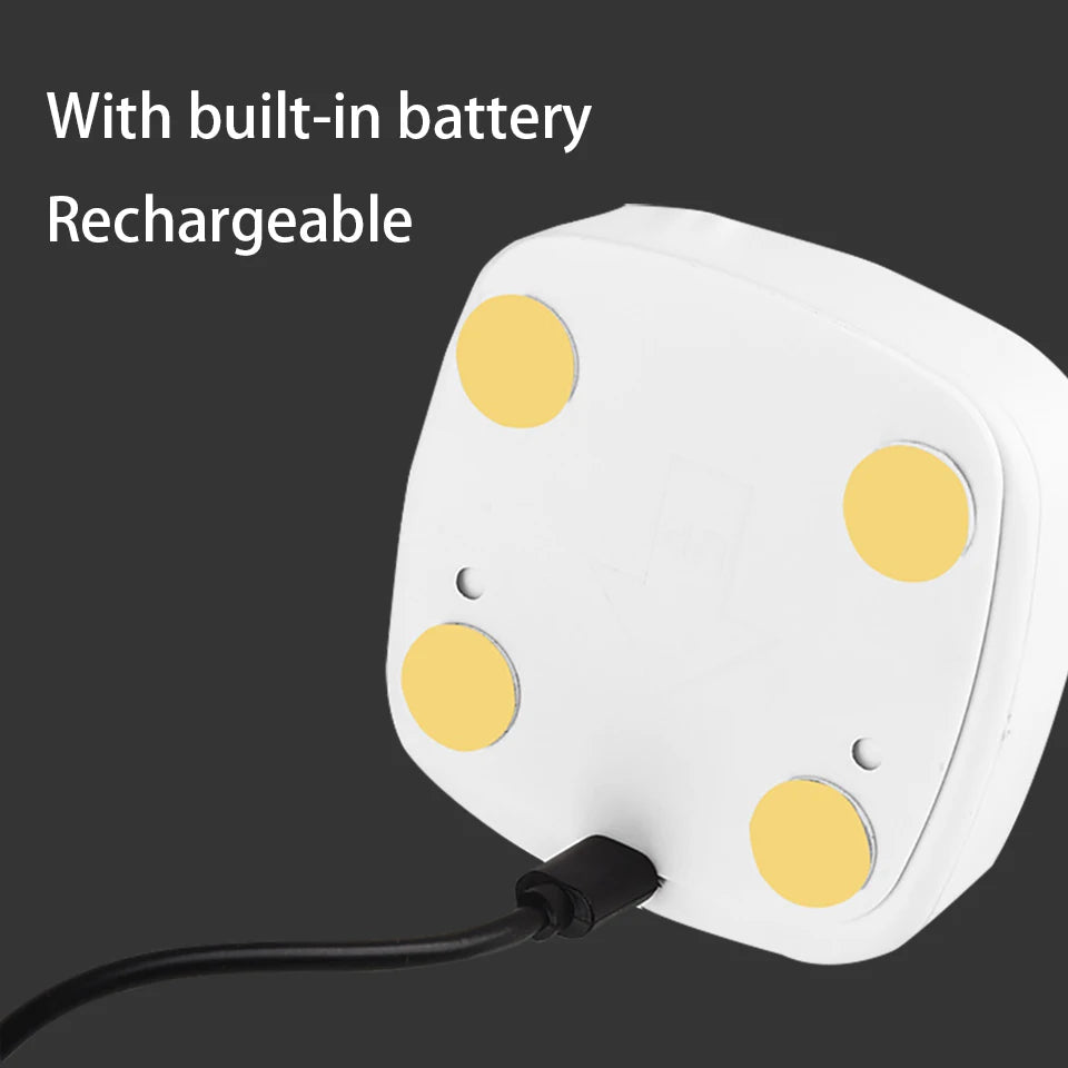 Smart Motion Sensor Night Light Battery Operated LED Lamp for Bedside Kids Bedroom Hallway Pathway Toilet - Automatic Lighting