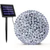 Solar Powered LED String Lights Outdoor Waterproof Fairy Lights String Solar Garland for Patio Wedding Christmas Garden Light