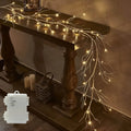 6ft Willow Light Faux Branch Vine Lights with 48 LEDs, Battery Operated with Timer, Fairy Lights for Christmas