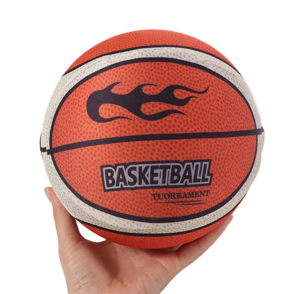 18cm/21cm/24cm Silent Bouncing Basketball High Elasticity Removable Zippered Indoor Training Quiet Ball High Density Foam
