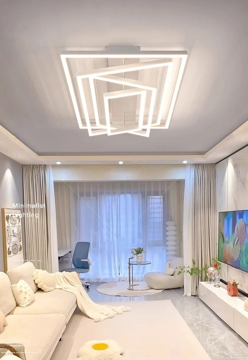 Nordic home decoration salon bedroom decor smart led lamp lights for room dimmable Ceiling light lamparas indoor lighting