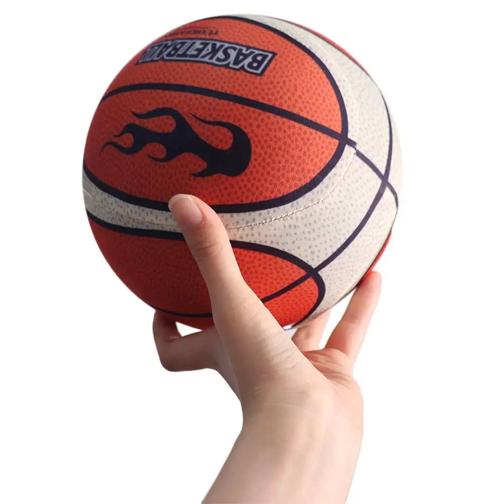 18cm/21cm/24cm Silent Bouncing Basketball High Elasticity Removable Zippered Indoor Training Quiet Ball High Density Foam