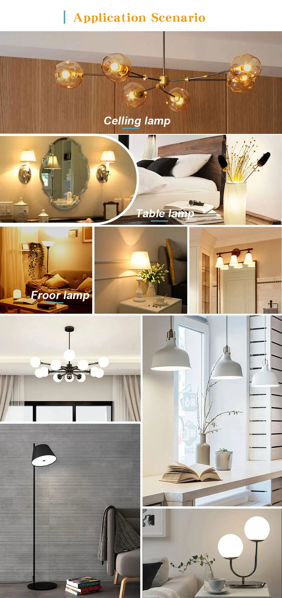 4PCS LED Bulb E27 AC220V 3W 6W 9W 12W 15W 18W 20W Indoor Lighting Low Energy Consumption Home Energy Saving LED Light Bulbs