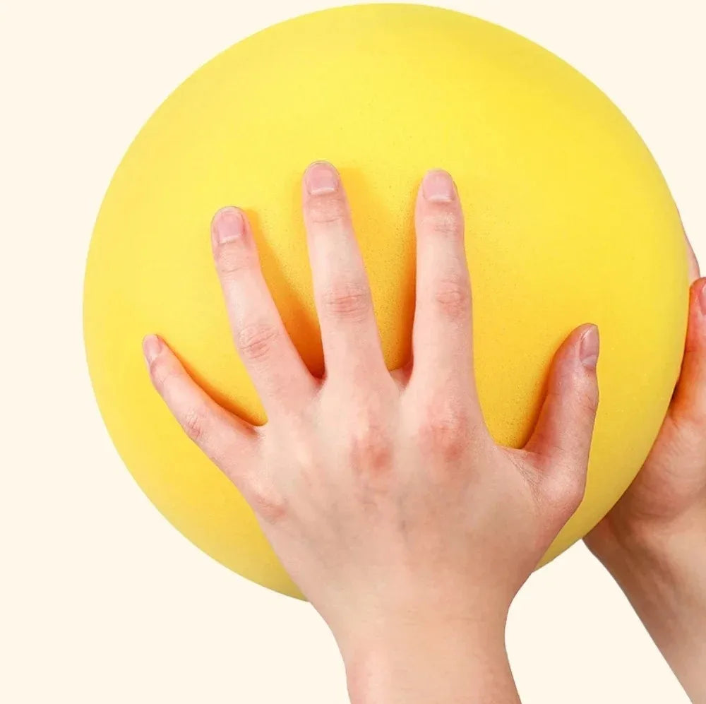 PU Foam Basketball Kids Indoor Silent Basketball Bouncing Mute No Noise Ball Bounce Squeezable Mute Bouncing Sports Basketball