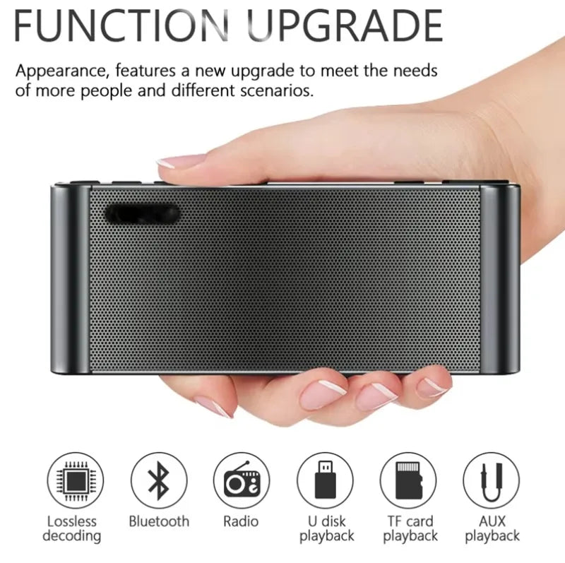 Bluetooth Speaker Usb Portable Speakers with Fm Radio Cannon Russian Steel Saber Wireless Microphone FM