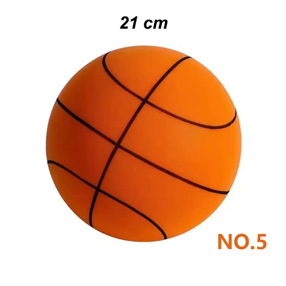 PU Foam Basketball Kids Indoor Silent Basketball Bouncing Mute No Noise Ball Bounce Squeezable Mute Bouncing Sports Basketball