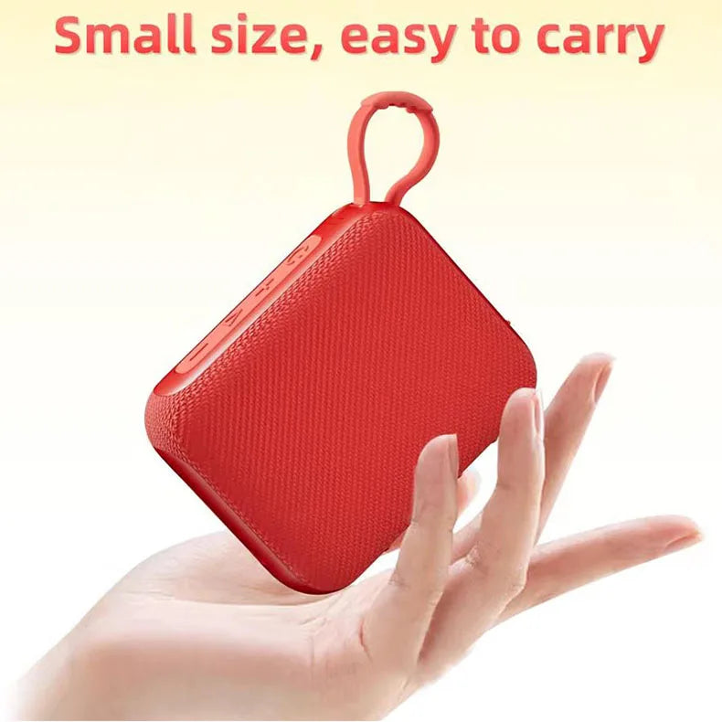 Outdoor Bluetooth Speaker Portable Wireless with 10W Stereo Sound BT 5.3 TWS Pairing for Camping Beach Party