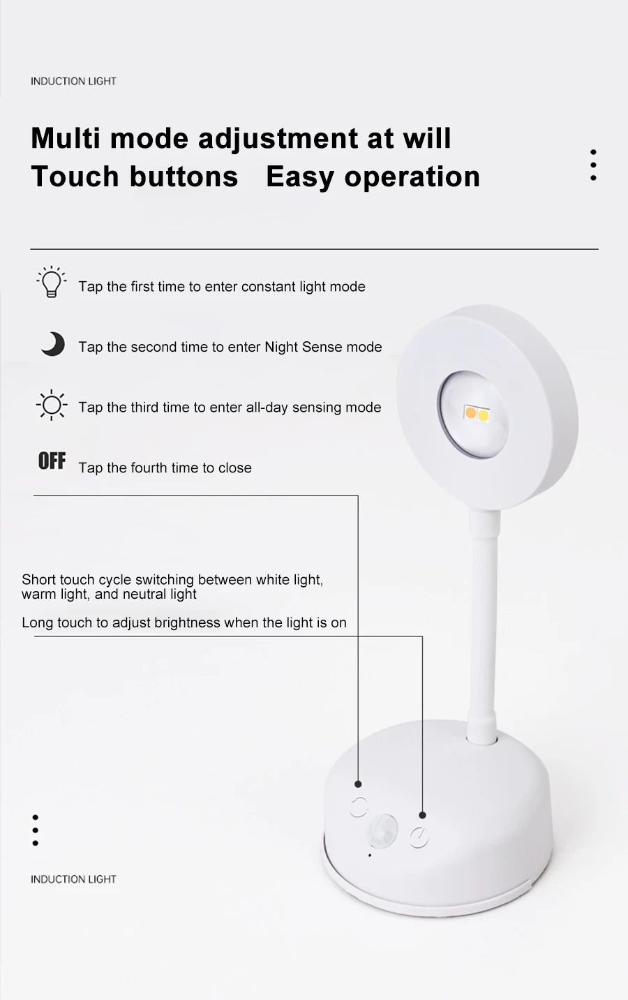 Motion Sensor Light Wireless Night Light USB LED for Kitchen Bedroom Mural Living Room Sensor Wall lamp Indoor Lighting LED USB