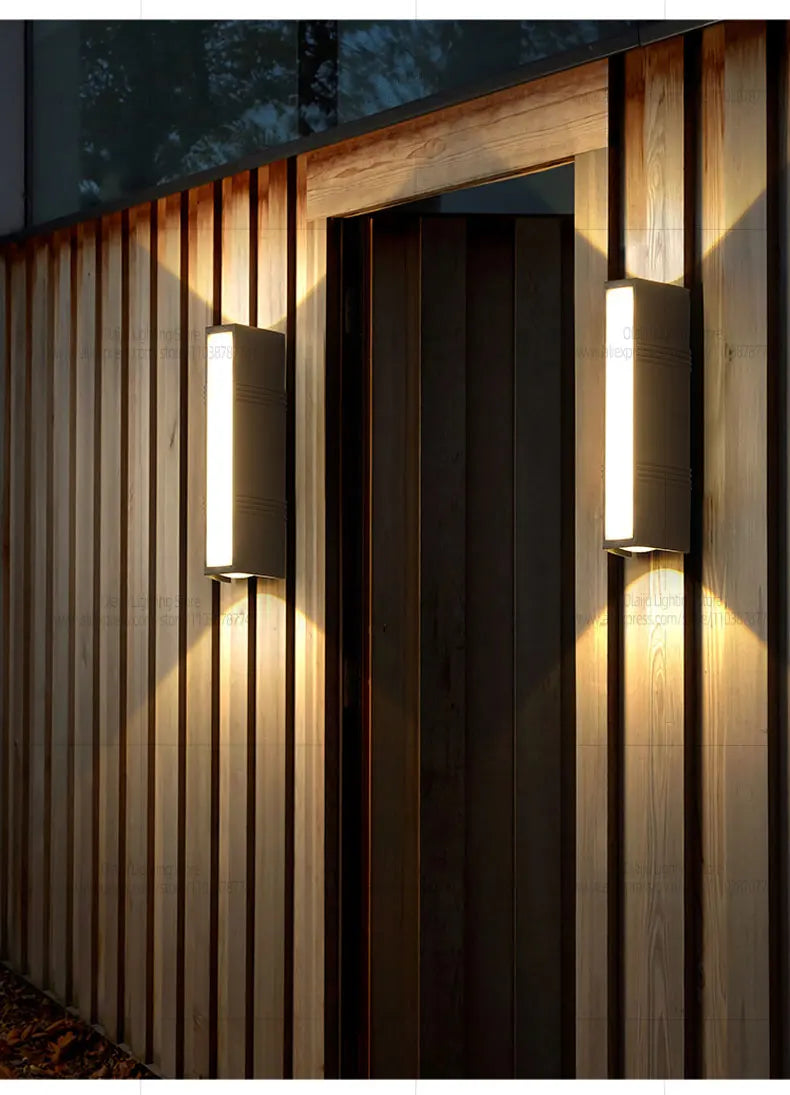 Outdoor Wall Lamp Simple Style Villa Courtyard Corridor Lights IP65 Indoor Living Room Wall Decoration Lamp Garden Wall Fitting