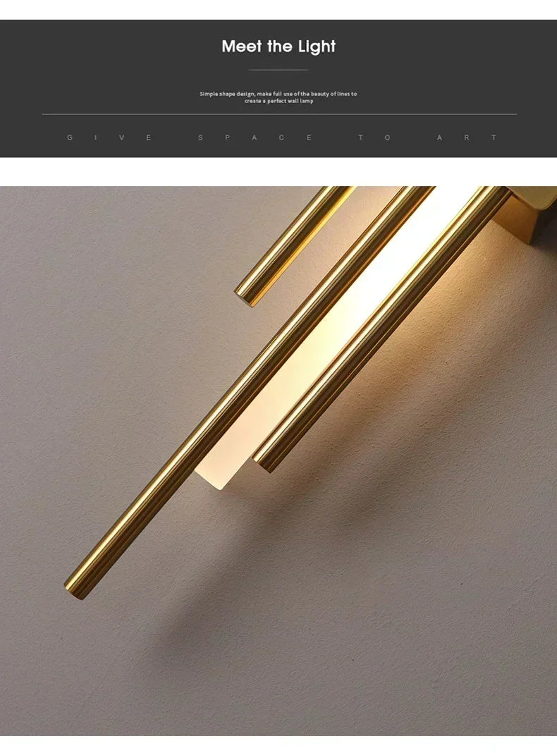 Led Wall Lamp Indoor Lighting Bathroom Wall Sconces Light Fixture Living Room Corridor Bedroom Decoration Nordic Wall Lights