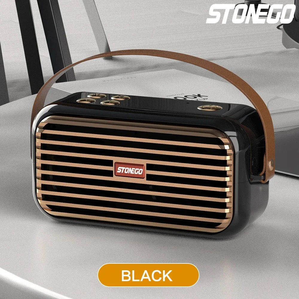 Wireless Bluetooth Speaker with Stereo Sound Extended Bass TWS Bluetooth 5 0 TF Card USB AUX Audio Input
