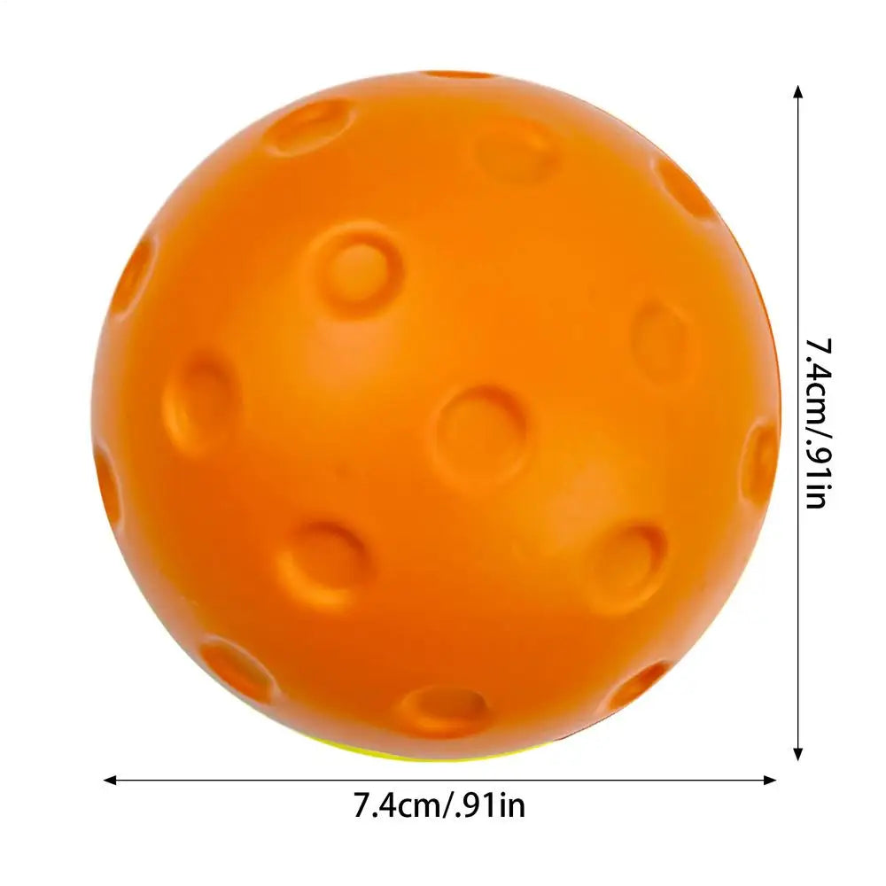 Quiet Foam Hollow Pickleballs For Indoor Outdoor Practice Pickleball Balls Bounce Silent Pickleball Practice Ball Low Noise
