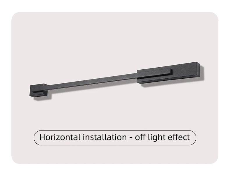 Smart Dimmable Outdoor Wall Light Black Modern LED Lamp IP65 Waterproof via APP Control for Garden Home