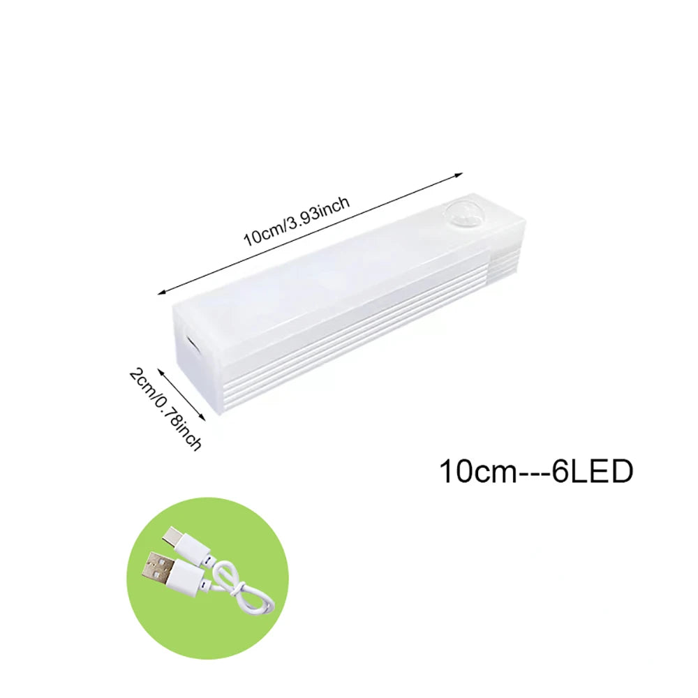 Motion Sensor Light Wireless LED Night Light Closet Night Light Kitchen Bedroom Detector Light Cabinet Staircase Backlight
