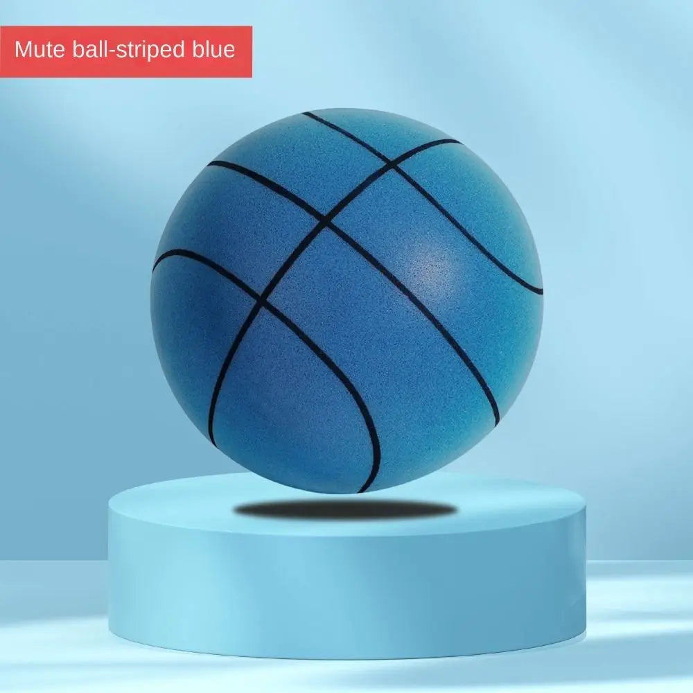 18cm/22cm/24cm Silent Training Basketball High Elasticity Low Decibel Bouncy Balls Lightweight Damping Bouncing Mute Ball