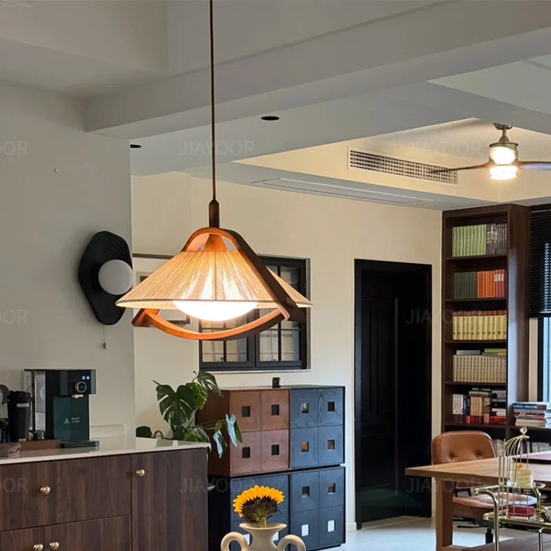 Modern LED Home Decoration Pendant Light Living Room Master Bedroom Retro Tea Room Dining Table Dining Room Lighting Fixtures