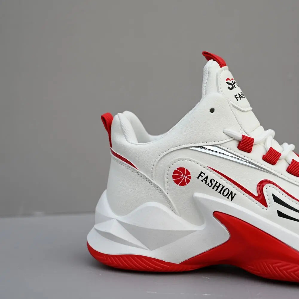 Men's Breathable Sport Shoes Non-Slip High-Top Gym Sneakers 2025 Cushioning Basketball Footwear Male Zapatillas
