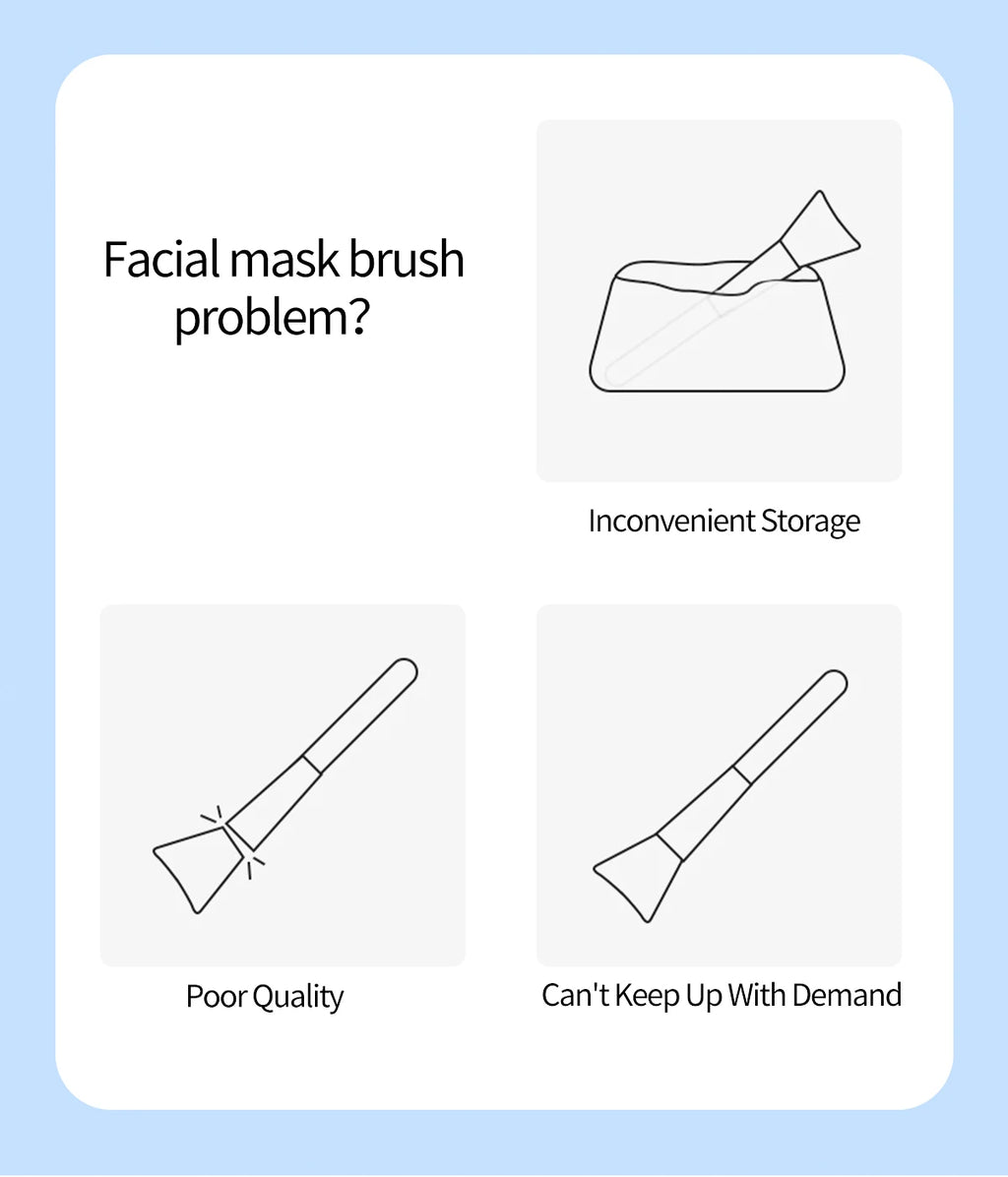 Makeup Brushes 3 Pcs Skin Care Brush SPA Professional Silicone Facial Mask Face Cleanser Massager Beauty Tools For Brush