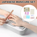 Nail Manicure Kit with Buffer Shine Pedicure Kit Natural Nail Prep Set for Women for Women Girls Beginner Home Salon Daily Party