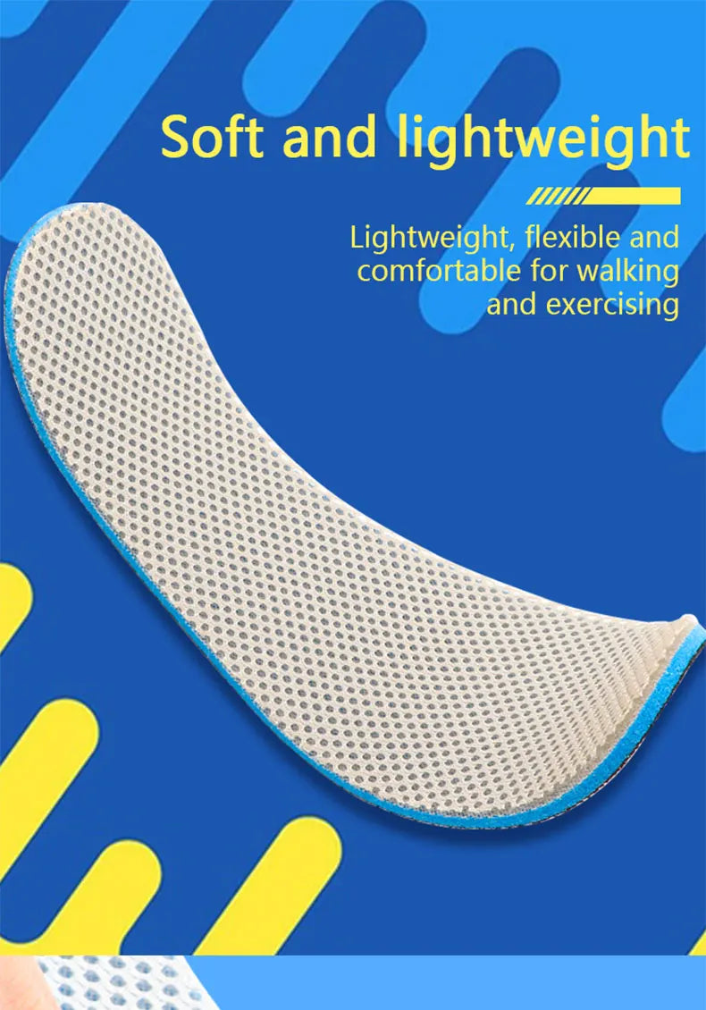 NEW Soft and Thickened Shock Absorption Basketball Insole Double Sided Breathable and Sweat Absorbing Elastic Sports Insole,