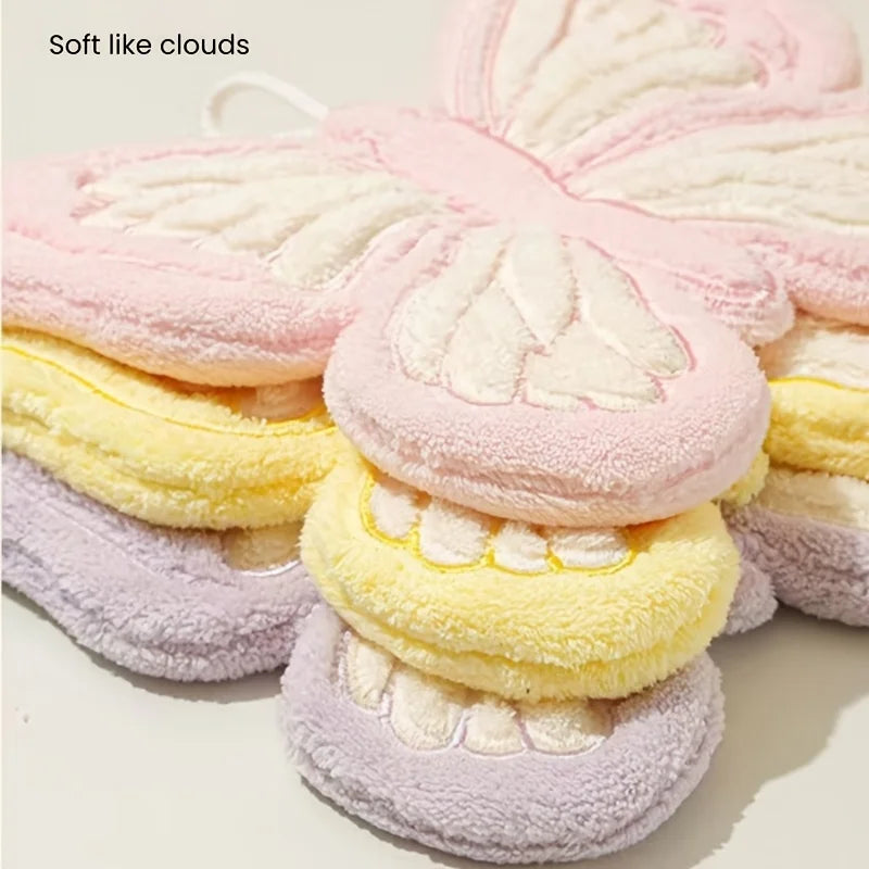 "Beauty" must be translated as "appearance value"   Original: Hanging Coral Fleece Butterfly High-Appearance Cartoon Thickened S