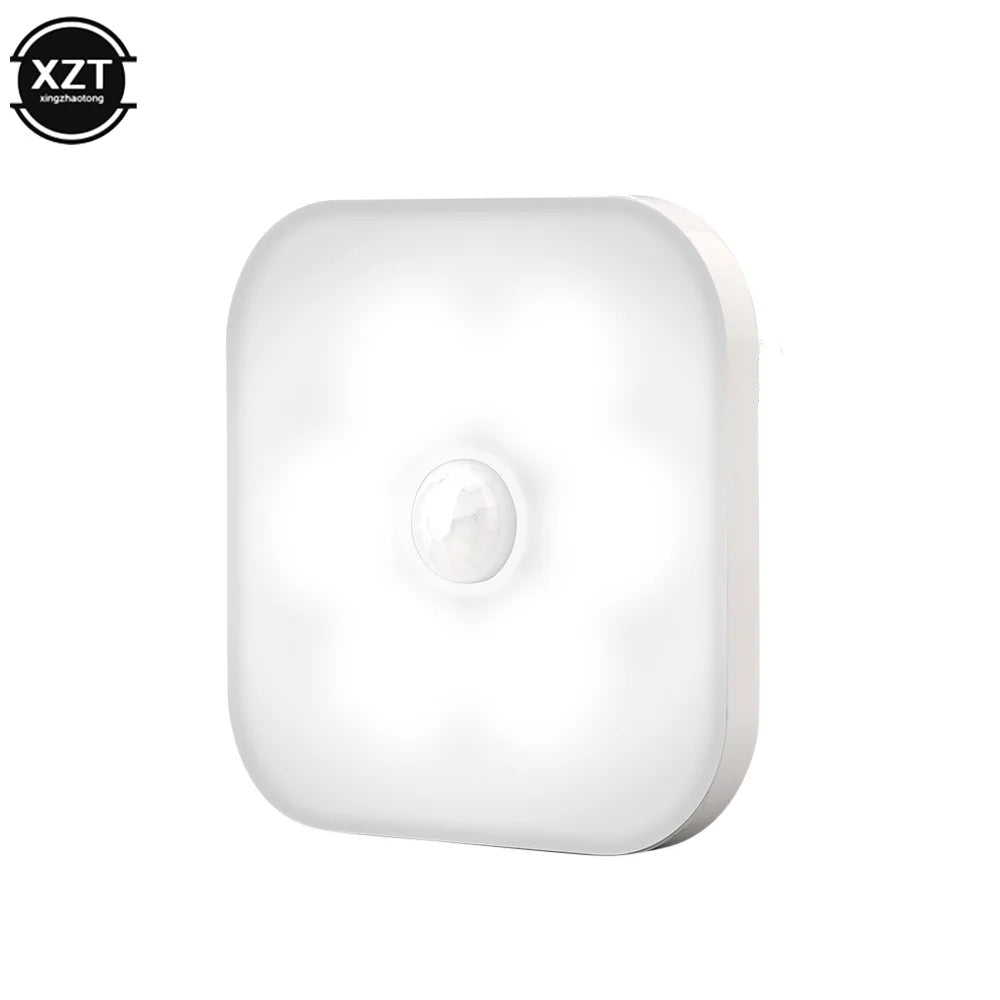 New Motion Sensor Night Light Smart LED Night Lamp Wall lights for home Aisle WC Bedside Lamp For Hallway Pathway US EU Plug