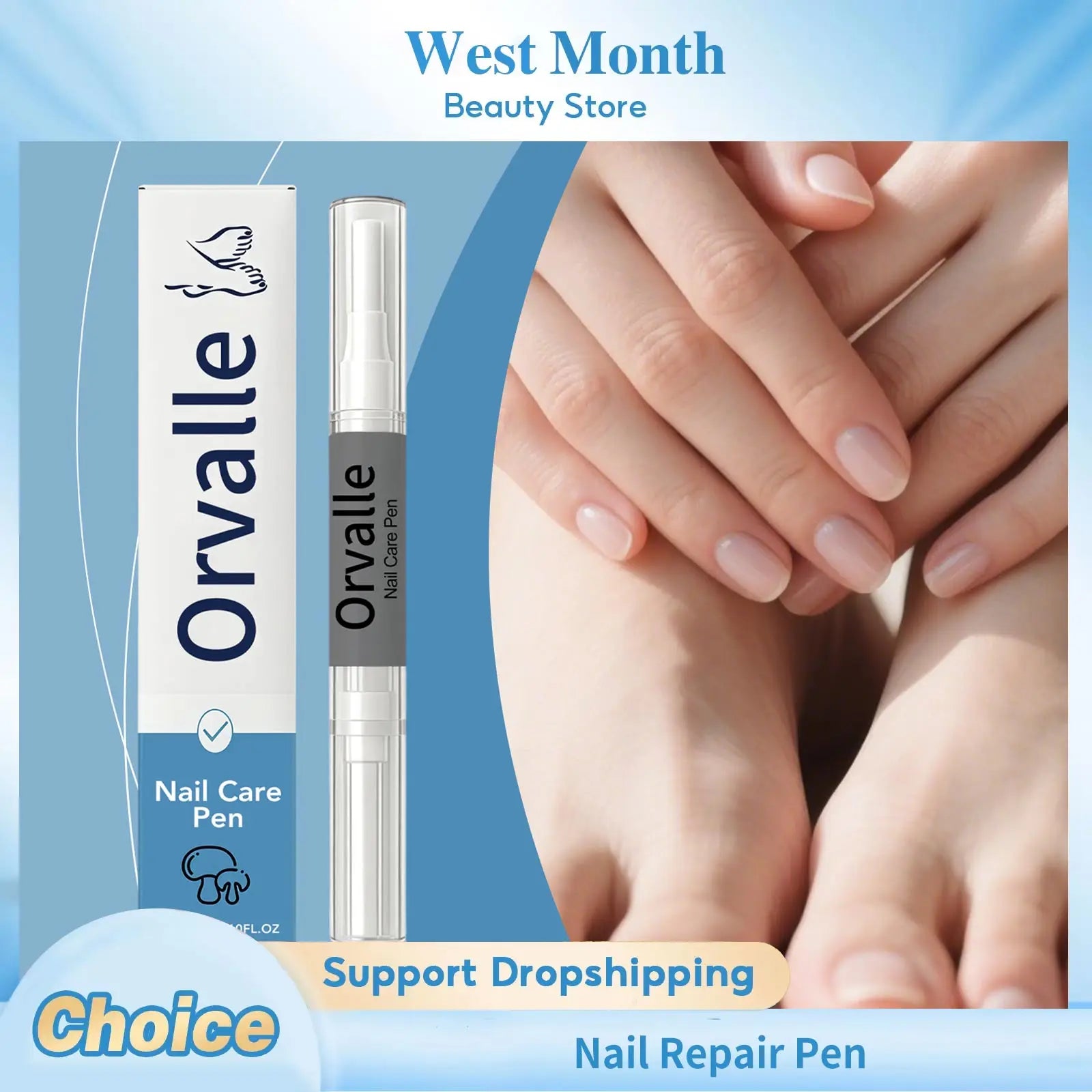 Nail Repair Pen Nourishing Nail Reduce Breakage Damage Anti-Dryness Prevent Cracking Remove Hangnails Strengthen Nail Care Pen
