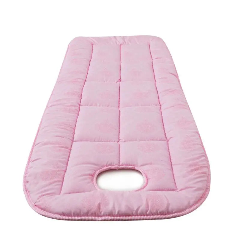 Beauty Salon Mattress Thickened Non-slip Mattress Topper Hospital Beauty Salon Massage Bed Mat Foldable Beauty Bed Pad with Hole