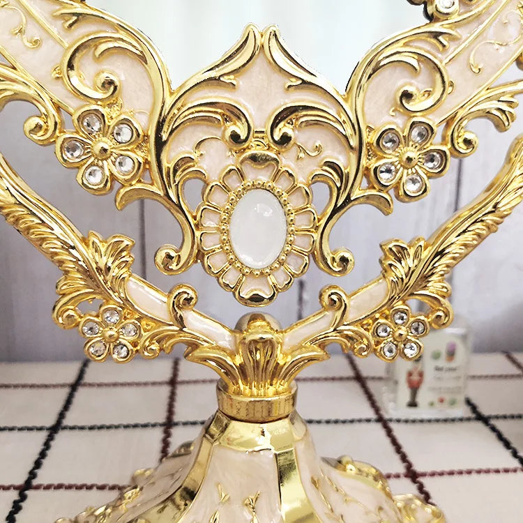 Vanity Dressing Table Mirror Creative Design Luxury Fashion Girls Standing Minimalist Mirror Interior Espelhos Room Decorations