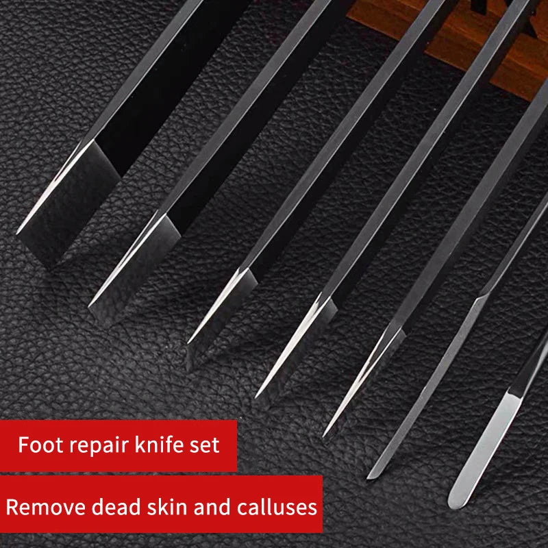 Pedicure Knife Set Of Callus Nail Trimming Tools To Remove Dead Skin Scraper Home Repair Foot Nail Groove Artifacts