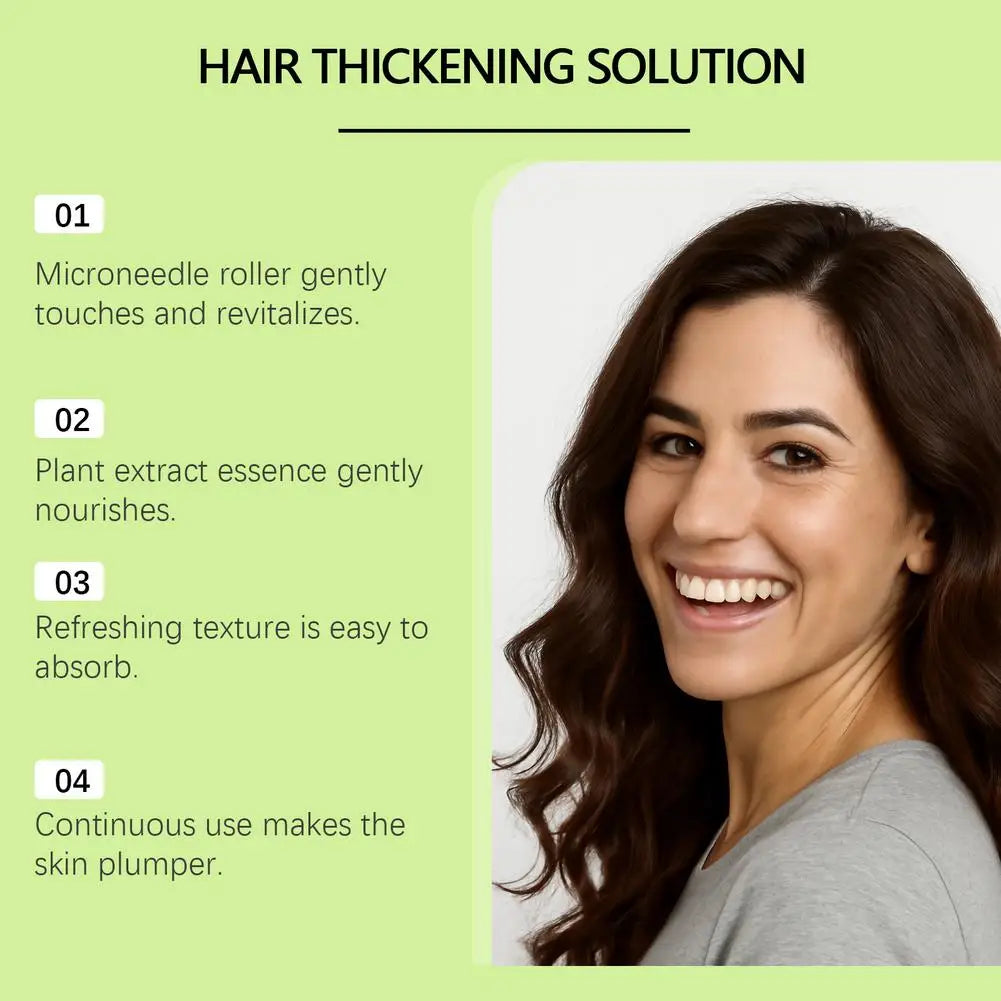 Hair Roller Serum Gentle nourishes the scalp Strong Hair Root Anti Hair Loss Hair Care Set  Daily Care Scalp Serum