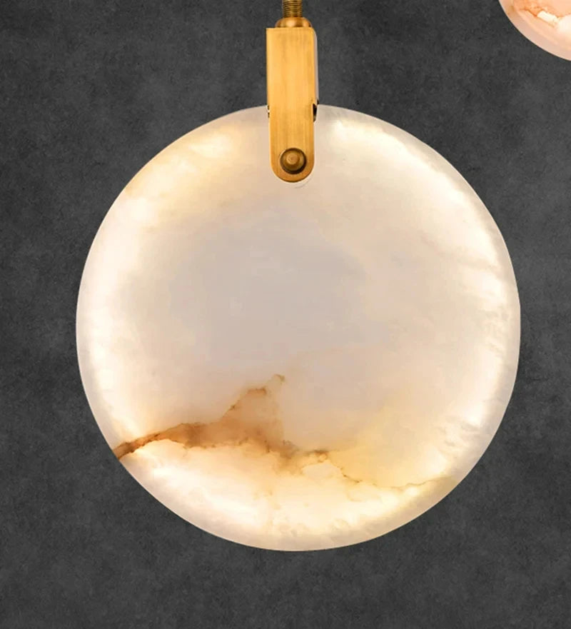 Modern Decorative Lighting Attic Lobby LED Chandelier Luxury Living Room Staircase Marble Pendant Light Villa Ceiling Chandelier