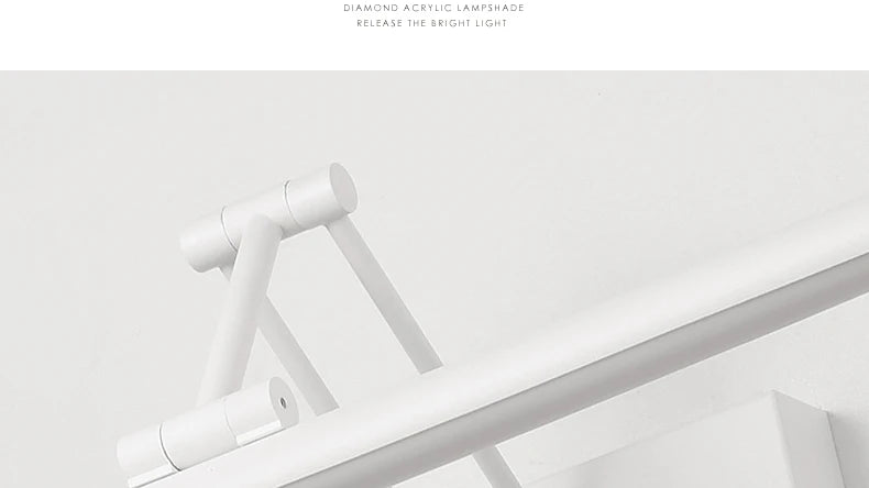 Mirror Front Light LED Bathroom Cabinet Dressing Table Mirror Light Foldable Telescopic Mirror Cabinet  Dedicated  Light