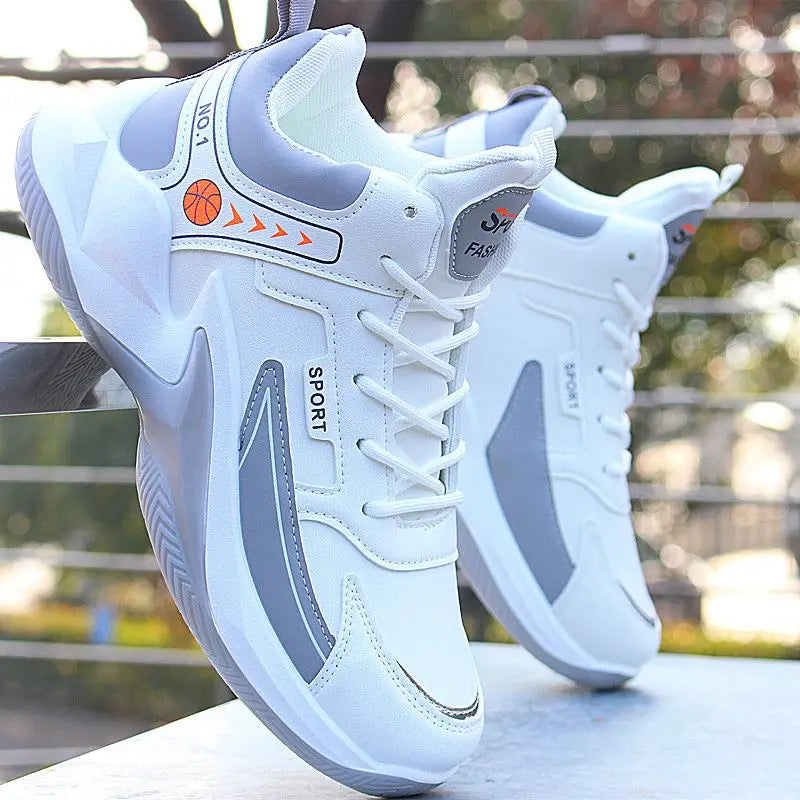 Men's Breathable Sport Shoes Non-Slip High-Top Gym Sneakers 2025 Cushioning Basketball Footwear Male Zapatillas