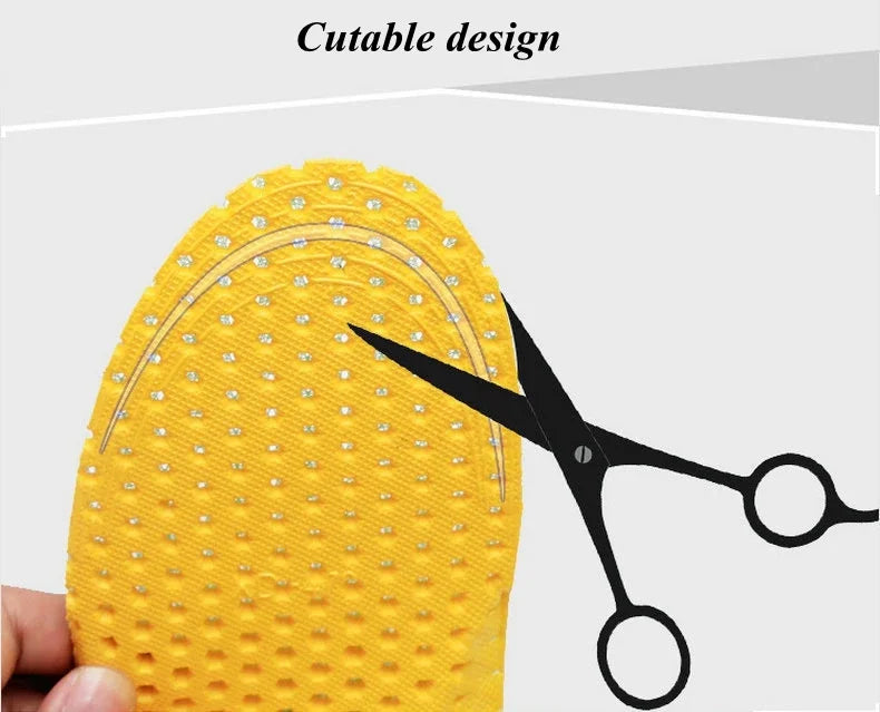 Memory Foam Insoles for Sneakers Honeycomb Breathable Insole Sports Shoe Pad Inserts Orthopedics Flat Feet Pads for Woman Man