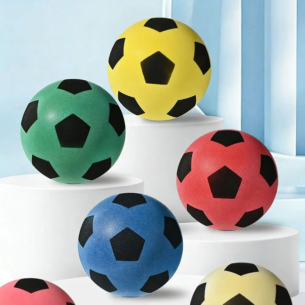 High-Elastic Silent Football Easy to Grip Low Noise Low Noise Foam Soccer Ball 18/21/24CM Squeezable Indoor Training Ball