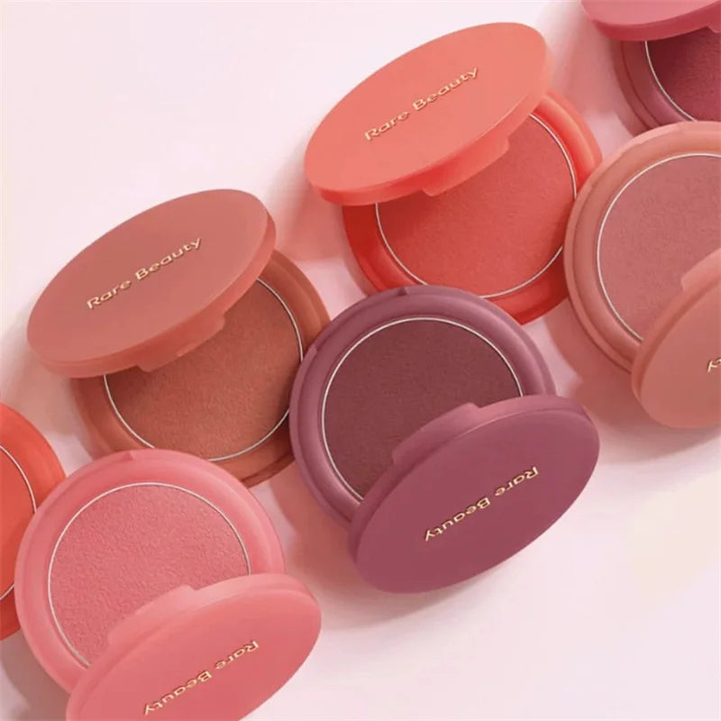 Rare Beauty Creamy Powder Blush Soft Focus Luminous Glow Buildable Pigment Lightweight Long Lasting Non-Fading Rosy Cheek Makeup