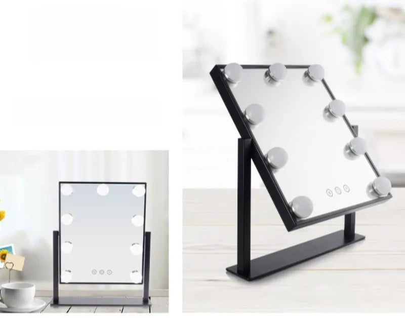 Smart Makeup Mirrors Adjustable Desktop Fill Light Led Mirrors with Magnetic Attraction Magnifying Glass Bedroom Decorations