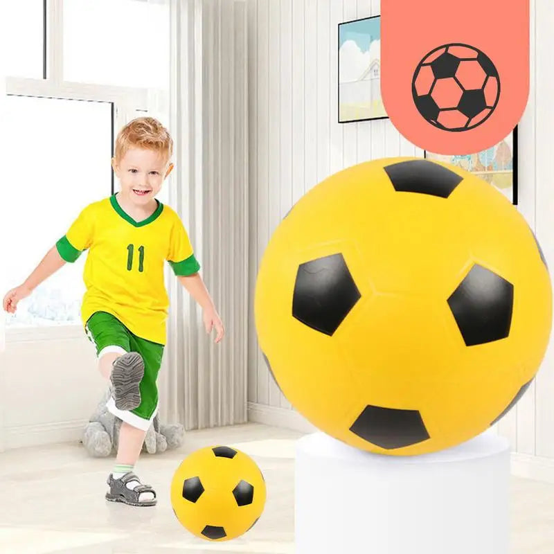 21cm Bouncing Mute Ball Toy Indoor S ilent Basketball Baby Toy Silent Soft Soccer Ball Bounce Basketball Child Sports Games