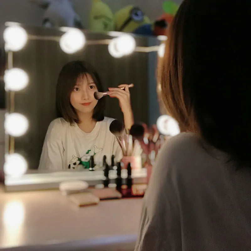 Makeup Mirror LED Light Bulbs Vanity Lights USB Charging Bathroom Dressing Table Lighting Dimmable LED Vanity Mirror Light
