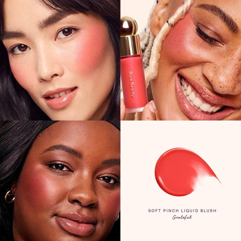Fashion Rare Beauty Oft Pinch Liquid Blush Silky Lasting Sweat- and Humidity-resistant Cream-to-powder Rouge Women's Face Makeup